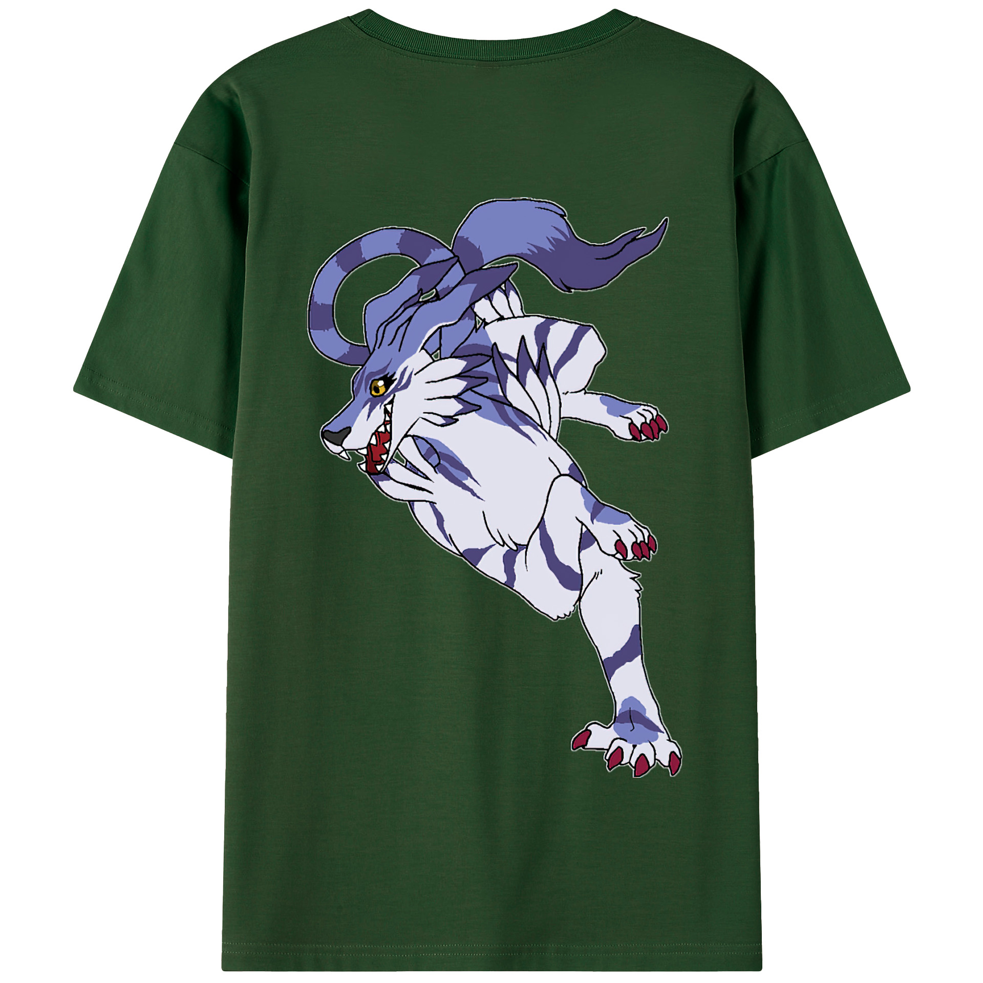 （画像用） Digimon デジタルモンスター/デジモン 綿100％半袖Tシャツ（背面プリント）